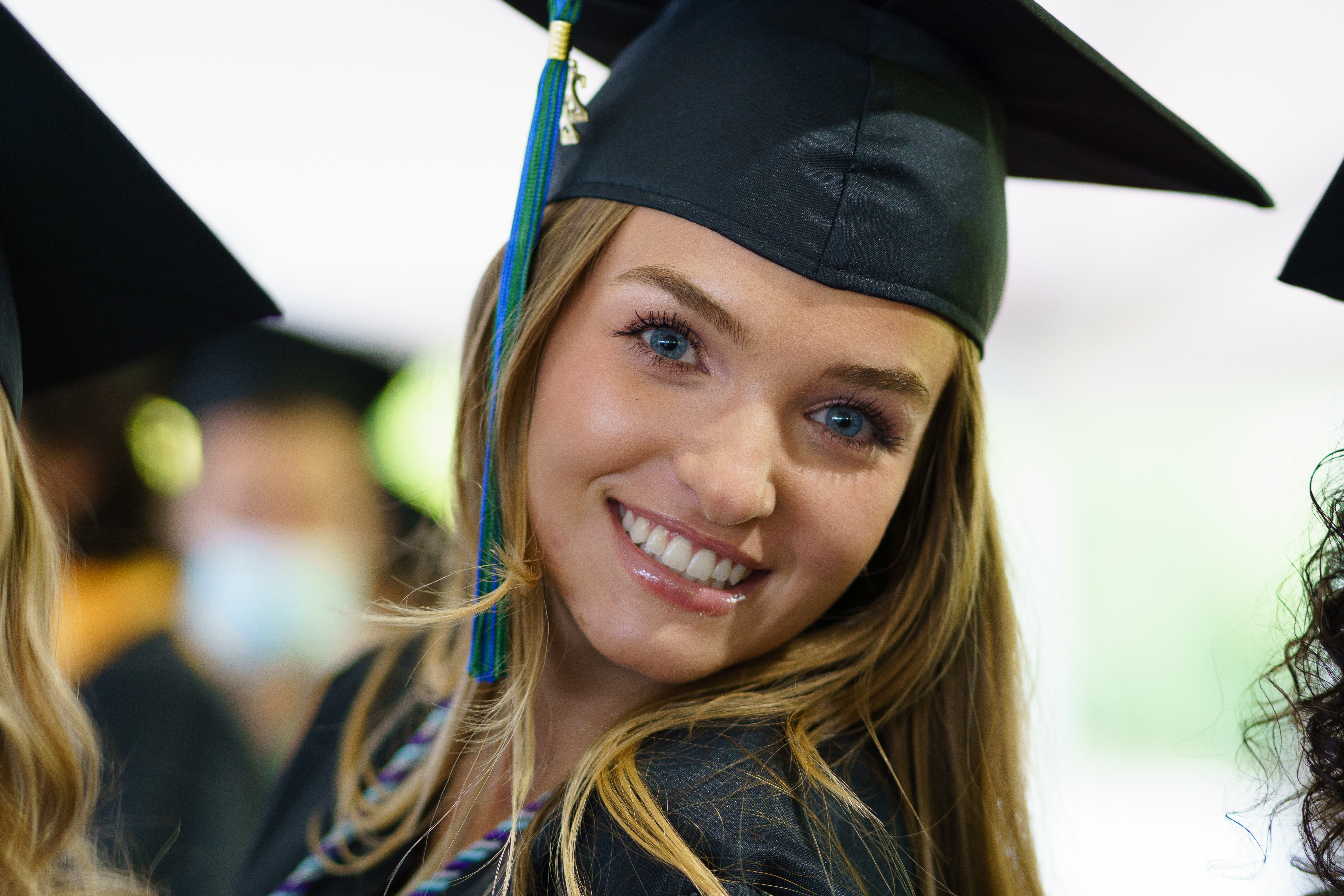 Smiling Female at Commencement