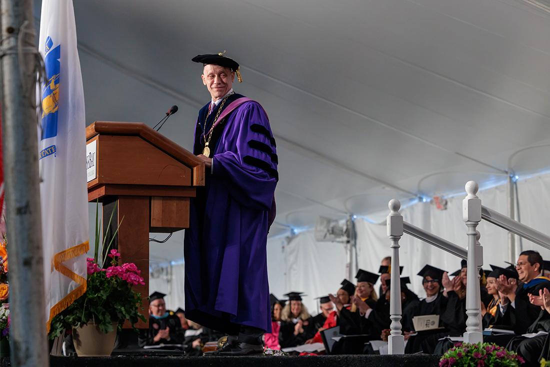 President David Podell commencement