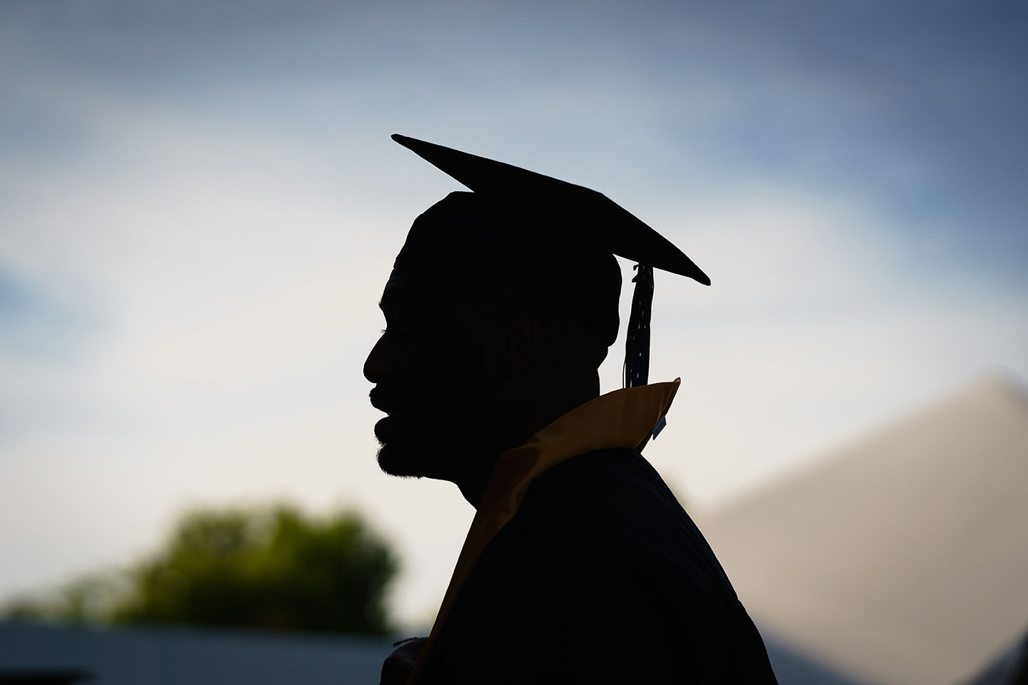 commencement silhouette